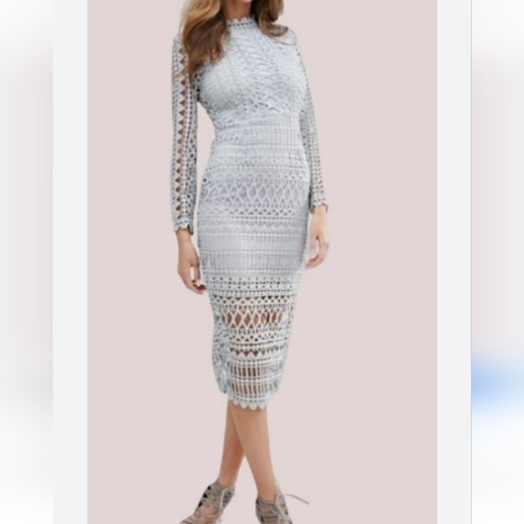 MISSGUIDED CROCHET DRESS - Picture 5 of 13